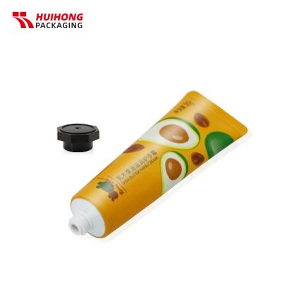 30ml Empty Hand Cream Lotion Aluminum Tube With Octagon Cover For Cosmetics