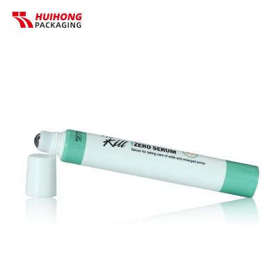 20ml Green Eye Cream PE Tube With Roller Ball Head For Serum