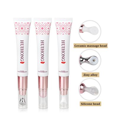 Three Types Head Matte Massage Applicator Eye Lip Cream Tubes With PETG Lid
