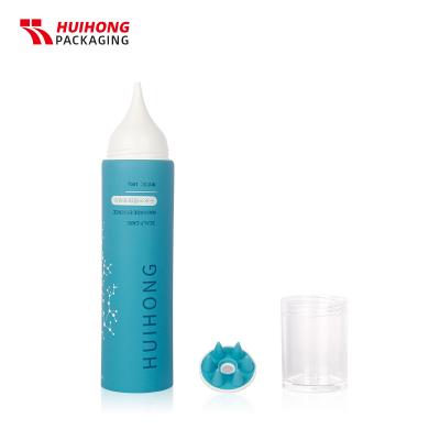 Custom Color Degradable TPE Scalp Head Silicone Massage Tube With PETG Outercover